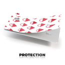 The Red Watercolor Triangular Lock  - Premium Protective Decal Skin-Kit for the Apple Credit Card
