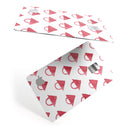 The Red Watercolor Triangular Lock  - Premium Protective Decal Skin-Kit for the Apple Credit Card