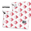 The Red Watercolor Triangular Lock  - Premium Protective Decal Skin-Kit for the Apple Credit Card