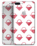 The Red Watercolor Triangular Lock  - Skin-kit for the iPhone 8 or 8 Plus