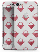 The Red Watercolor Triangular Lock  - Skin-kit for the iPhone 8 or 8 Plus