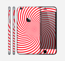The Red & White Hypnotic Swirl Skin for the Apple iPhone 6 Plus