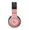 The Red & White Hypnotic Swirl Skin for the Beats by Dre Pro Headphones