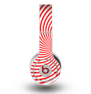 The Red & White Hypnotic Swirl Skin for the Original Beats by Dre Wireless Headphones