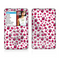The Red & White Paw Prints Skin For The Apple iPod Classic