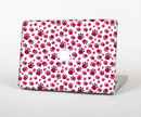 The Red & White Paw Prints Skin for the Apple MacBook Pro Retina 15"