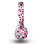 The Red & White Paw Prints Skin for the Beats by Dre Mixr Headphones