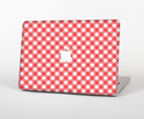 The Red & White Plaid Skin Set for the Apple MacBook Pro 15" with Retina Display