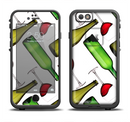 The Red Wine Bottles and Glasses Apple iPhone 6/6s LifeProof Fre Case Skin Set