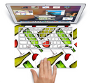 The Red Wine Bottles and Glasses Skin Set for the Apple MacBook Pro 15"