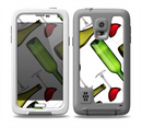 The Red Wine Bottles and Glasses Skin Samsung Galaxy S5 frē LifeProof Case