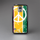 The Red, Yellow & Green Layered Peace Skin-Sert Case for the Samsung Galaxy S5