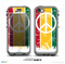 The Red, Yellow & Green Layered Peace Skin for the iPhone 5c nüüd LifeProof Case