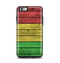 The Red, Yellow and Green Wood Planks Apple iPhone 6 Plus Otterbox Symmetry Case Skin Set