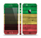 The Red, Yellow and Green Wood Planks Skin Set for the Apple iPhone 5s