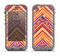 The Red, Yellow and Purple Vibrant Aztec Zigzags Apple iPhone 5c LifeProof Nuud Case Skin Set