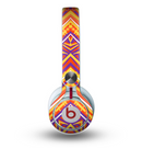 The Red, Yellow and Purple Vibrant Aztec Zigzags Skin for the Beats by Dre Mixr Headphones