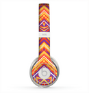 The Red, Yellow and Purple Vibrant Aztec Zigzags Skin for the Beats by Dre Solo 2 Headphones