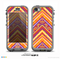 The Red, Yellow and Purple Vibrant Aztec Zigzags Skin for the iPhone 5c nüüd LifeProof Case