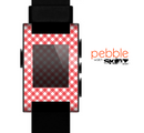 The Red & White Plaid Skin for the Pebble SmartWatch