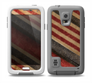 The Red and Black Striped Fabric Skin Samsung Galaxy S5 frē LifeProof Case