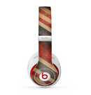 The Red and Black Striped Fabric Skin for the Beats by Dre Studio (2013+ Version) Headphones