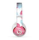 The Red and Blue Lopsided Loop-Hearts Skin for the Beats by Dre Studio (2013+ Version) Headphones