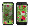 The Red and Green Christmas Icons Apple iPhone 6/6s LifeProof Fre POWER Case Skin Set