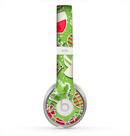 The Red and Green Christmas Icons Skin for the Beats by Dre Solo 2 Headphones
