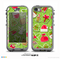 The Red and Green Christmas Icons Skin for the iPhone 5c nüüd LifeProof Case