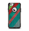 The Red and Green Diagonal Stripes Apple iPhone 6 Otterbox Commuter Case Skin Set
