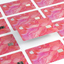 The Red and Pink Watercolor Polka Dots - Premium Protective Decal Skin-Kit for the Apple Credit Card