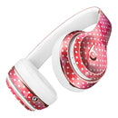 The Red and Pink Watercolor Polka Dots Full-Body Skin Kit for the Beats by Dre Solo 3 Wireless Headphones