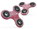 The Red and Pink Watercolor Polka Dots Full-Body Fidget Spinner Skin-Kit