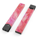 The Red and Pink Watercolor Polka Dots - Premium Decal Protective Skin-Wrap Sticker compatible with the Juul Labs vaping device