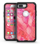 The Red and Pink Watercolor Polka Dots - iPhone 7 Plus/8 Plus OtterBox Case & Skin Kits