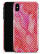 The Red and Pink Watercolor Polka Dots - iPhone X Clipit Case