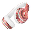 The Red and Purple Grungy Gold Semi-Circles Full-Body Skin Kit for the Beats by Dre Solo 3 Wireless Headphones