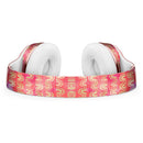 The Red and Purple Grungy Gold Semi-Circles Full-Body Skin Kit for the Beats by Dre Solo 3 Wireless Headphones