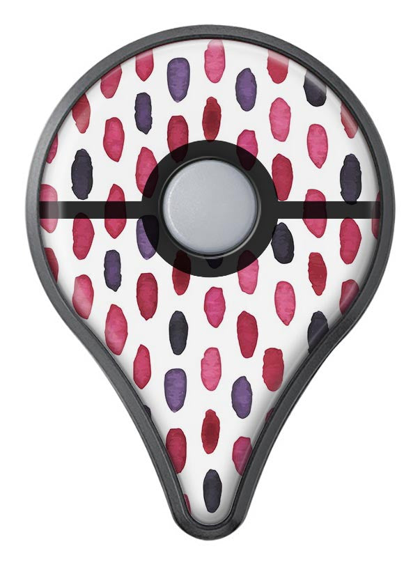 The Red and Purple Water Marks Pokémon GO Plus Vinyl Protective Decal Skin Kit