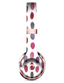 The Red and Purple Water Marks Full-Body Skin Kit for the Beats by Dre Solo 3 Wireless Headphones