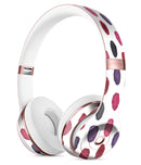 The Red and Purple Water Marks Full-Body Skin Kit for the Beats by Dre Solo 3 Wireless Headphones