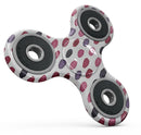 The Red and Purple Water Marks Full-Body Fidget Spinner Skin-Kit