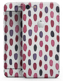 The Red and Purple Water Marks - Skin-kit for the iPhone 8 or 8 Plus