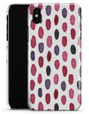 The Red and Purple Water Marks - iPhone X Clipit Case