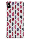 The Red and Purple Water Marks - iPhone X Clipit Case