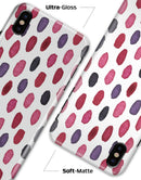 The Red and Purple Water Marks - iPhone X Clipit Case