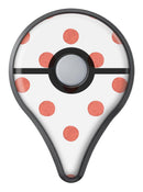 The Red and White Polka Dot Pattern Pokémon GO Plus Vinyl Protective Decal Skin Kit