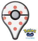 The Red and White Polka Dot Pattern Pokémon GO Plus Vinyl Protective Decal Skin Kit
