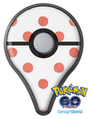 The Red and White Polka Dot Pattern Pokémon GO Plus Vinyl Protective Decal Skin Kit
